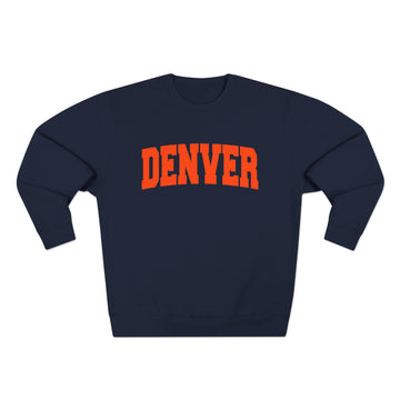 Denver Crewneck Sweatshirt – Retro Collegiate Pullover