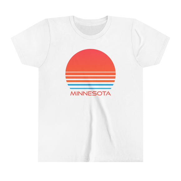 Minnesota Youth Shirt - Retro 80s Minnesota Kid's T-Shirt