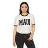Maui, Hawaii Cotton Ringer Graphic Tee - Unisex Maui T Shirt, Vintage Style Tee, Men's/Women's Tee