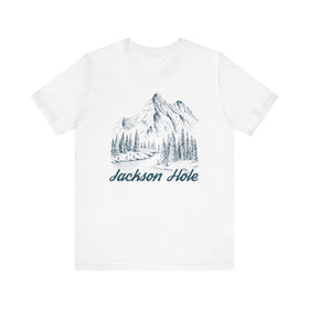 Jackson Hole, Wyoming Graphic Tee - Mountain Illustration Jackson Hole T Shirt