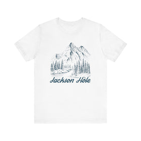 Jackson Hole, Wyoming Graphic Tee - Mountain Illustration Jackson Hole T Shirt