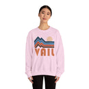 Vail, Colorado Sweatshirt Retro Mountains, Vail Unisex Graphic Crewneck-24