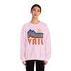 Vail, Colorado Sweatshirt Retro Mountains, Vail Unisex Graphic Crewneck