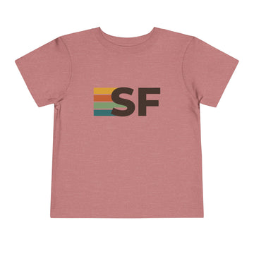 Buy heather-mauve San Francisco, California Toddler Tee - SF Kids T Shirt