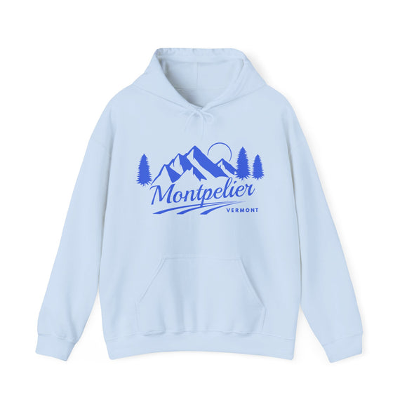 Montpelier, Vermont Hoodie - Unisex Mountain Montpelier Hoodie Sweatshirt