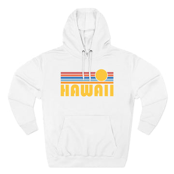 Premium Hawaii Hoodie - Retro Sun Unisex Sweatshirt - 0
