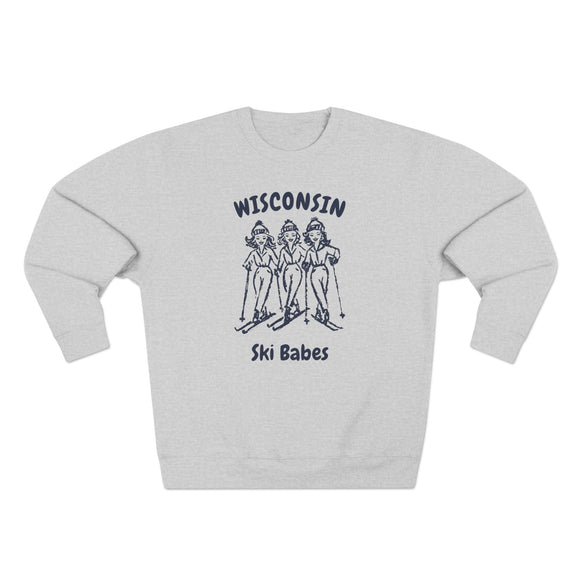 Premium Wisconsin Ski Babes Sweatshirt