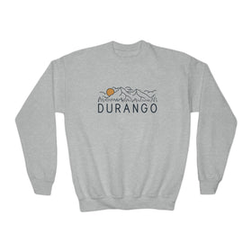 Durango, Colorado Youth Sweatshirt - Unisex Kid's Durango Crewneck Sweatshirt