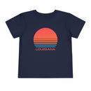 Louisiana Toddler T-Shirt - Retro 80s Unisex Toddler Louisiana Shirt-1