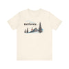 California T-Shirt - Retro Ski Mountain Gondola Unisex California Shirt