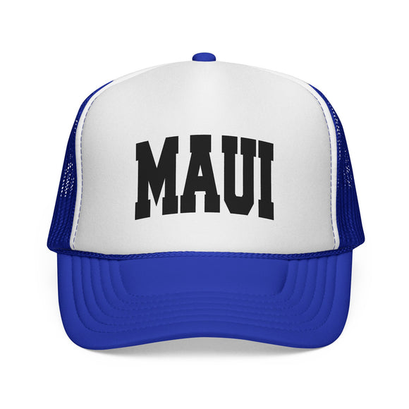Maui, Hawaii Collegiate Style Trucker Hat