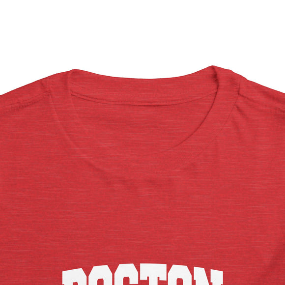 Boston, Massachusetts Toddler Graphic Tee - Kids Boston Vacation Shirt