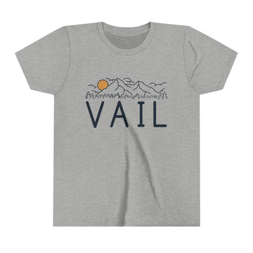 Buy athletic-heather Vail, Colorado Youth T-Shirt - Kids Vail Shirt
