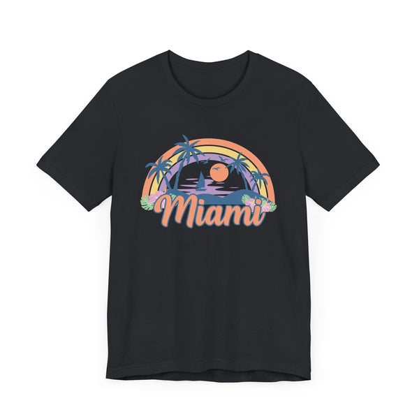 Miami, Florida T-Shirt - Retro Beach Unisex Miami Shirt