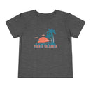 Puerto Vallarta, Mexico Toddler T-Shirt - Retro Palm Tree Toddler Puerto Vallarta Shirt-1