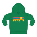 Brooklyn, New York Toddler Hoodie - Retro Sunrise-3