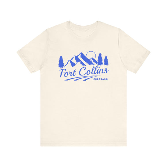 Fort Collins, Colorado T-Shirt - Retro Mountain Unisex Fort Collins Shirt