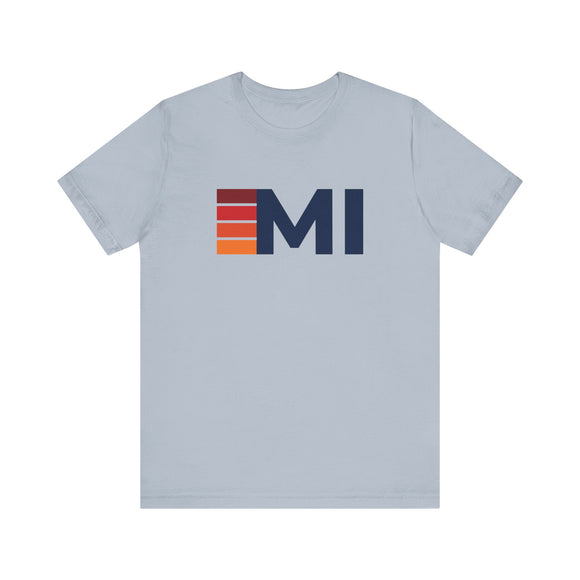 Michigan Retro Stripes T-Shirt | Michigan State Tee