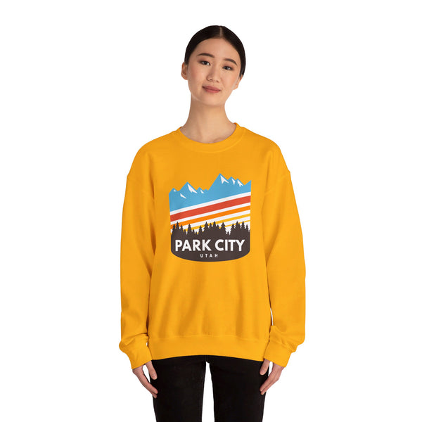 Park City, Utah Sweatshirt - Unisex Retro Crewneck Park City Sweatshirt