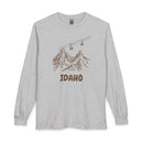 Idaho Long Sleeve T-Shirt - Ski Mountain Gondola-2
