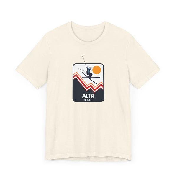 Alta, Utah T-Shirt - Snow Ski Jump Unisex Alta Shirt