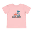 San Jose, California Toddler T-Shirt - Retro Palm Tree Toddler San Jose Shirt-4