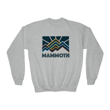 Mammoth, California Youth Sweatshirt - Unisex Kid's Mammoth Crewneck Sweatshirt - 0