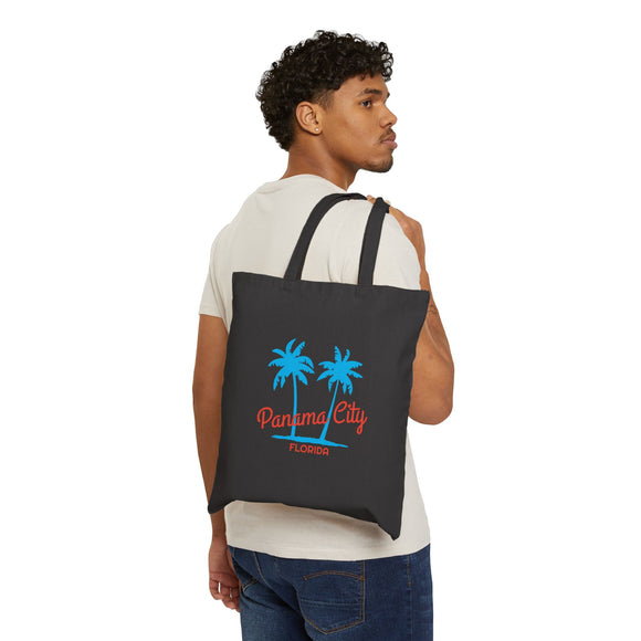 Panama City Beach, Florida, Cotton Canvas Panama City Beach Tote Bag