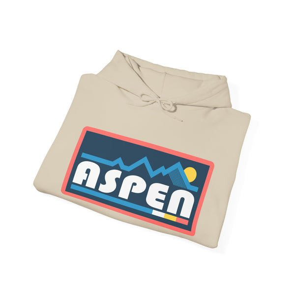 Aspen, Colorado Hoodie - Unisex Sun Aspen Hoodie Graphic Sweatshirt