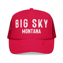 Big Sky, Montana Trucker Hat - Foam Big Sky Cap-3