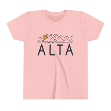 Alta, Utah Youth T-Shirt - Kids Alta Shirt - 0