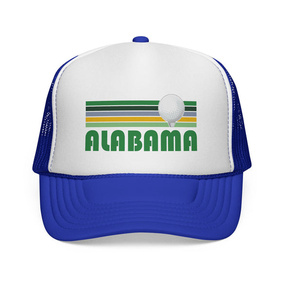 Alabama Retro Golf Trucker Hat