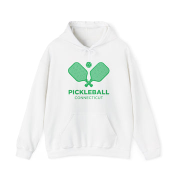 Buy white Pickleball Connecticut Hoodie Sweatshirt - Unisex Heavy Blend Hoodie, Gift for Pickleball Players