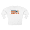Premium Missoula, Montana Retro Mountain Graphic Sweatshirt-3