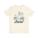 Bend, Oregon Graphic Tee - Mountain Illustration Bend T Shirt-3
