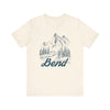 Bend, Oregon Graphic Tee - Mountain Illustration Bend T Shirt