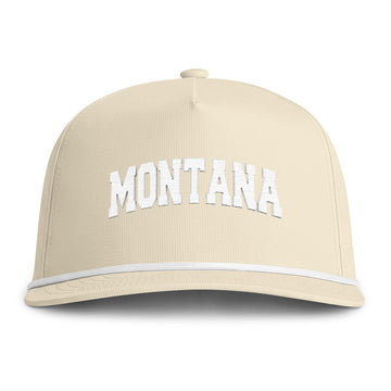 Buy ivory Montana Embroidered Rope Hat - Vintage Sunwashed Rope Cap, Comfort Colors