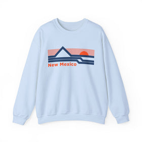 Buy light-blue New Mexico Retro Sun Sweatshirt