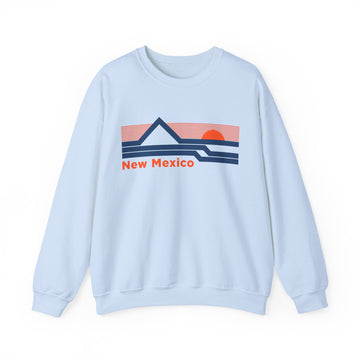 Buy light-blue New Mexico Retro Sun Sweatshirt