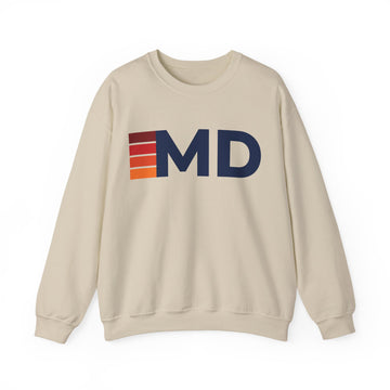 Maryland Retro Sweatshirt | Retro Stripes Maryland - 0