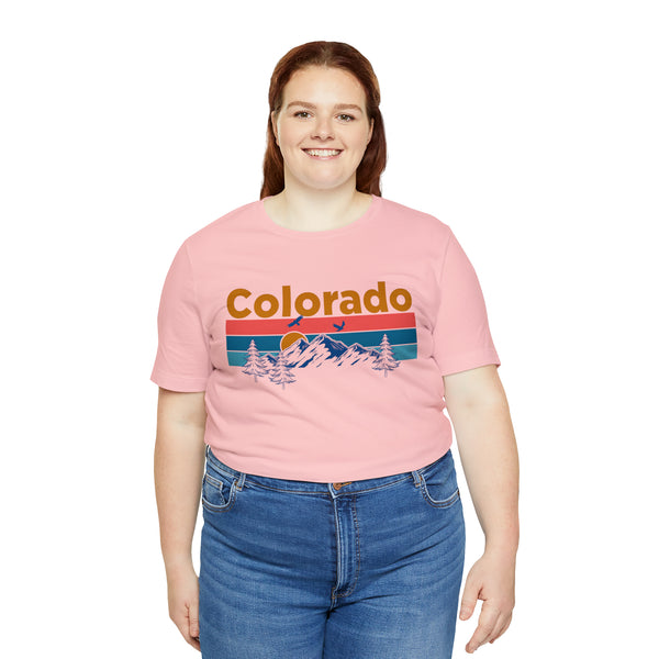 Colorado T-Shirt - Mountain Sunset Unisex Colorado Shirt