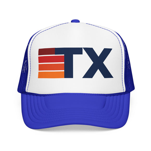 Texas Trucker Hat - TX Abbr retro cap
