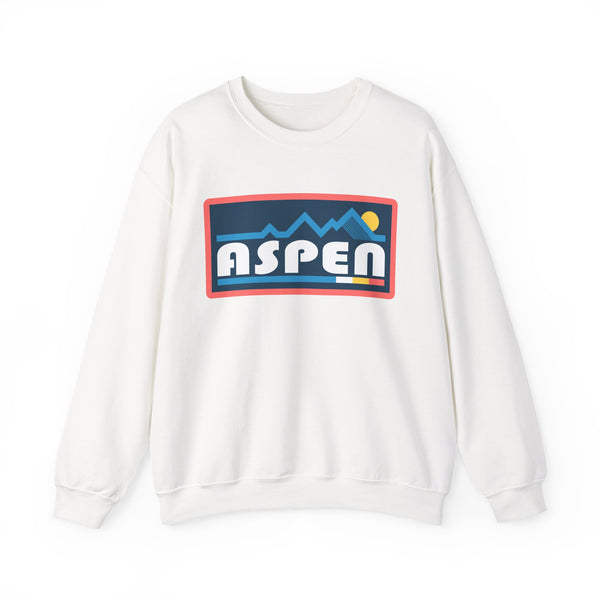 Aspen, Colorado Sweatshirt - Mountain Graphic Crewneck