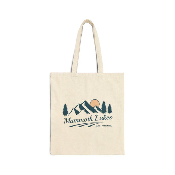 Mammoth Lakes, California Cotton Canvas Tote Bag - 15" x 16"
