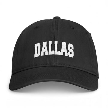 Dallas, Texas Washed Baseball Cap - Vintage Coastal Comfort Colors - 0
