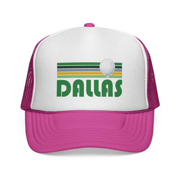 Dallas, Texas Retro Golf Trucker Hat