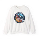 Mammoth, California Sweatshirt - Ski Lift Mammoth Crewneck Sweatshirt-1