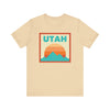 Retro Utah T-Shirt, Mountain Sun Tee, Unisex Graphic Shirt, Vintage Utah Top, Outdoor Adventure Clothing