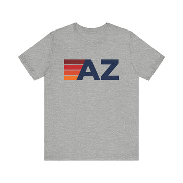 Buy athletic-heather Arizona Retro Stripes T-Shirt | Arizona State Tee