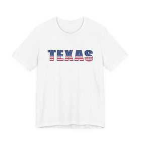 Texas T-shirt - Patriotic USA Stars Stripes Shirt